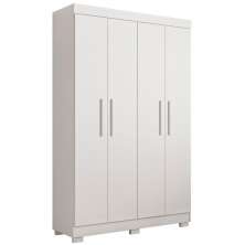 Guarda Roupa Roupeiro Flórida 4 Portas 3 Gavetas Tigus Baby Branco