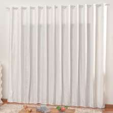 Cortina em Jacquard Bahamas 4,00 x 2,70 Para Varão - Branca