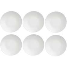 Conjunto 6 Pratos de Porcelana Sobremesa Tramontina Leonora