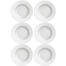 Kit 6 Pratos de Sobremesa Tramontina Maria Augusta em Porcel