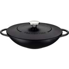 Panela Wok Tramontina Trento em Ferro Esmaltado Antiaderente
