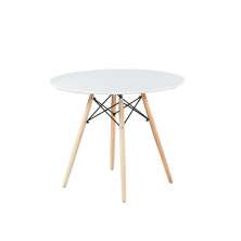 Mesa Redonda Eames Charles Eiffel 90cm Trevisul - Branco