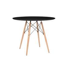 Mesa Redonda Eames Charles Eiffel 90cm Trevisul - Preto
