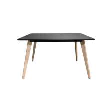 Mesa Retangular Eames Charles Eiffel 120x80cm Trevisul - Preto