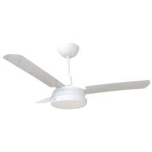 Ventilador Led Breeze Branco 110V 3 Pás Brancas