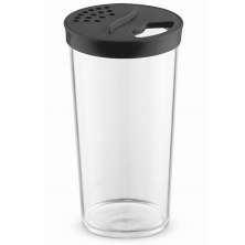 Kit 24 Farinheiros Porta Temperos Farofa UZ 500ml Condimentos Restaurantes Lancherias Pretos