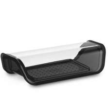 Manteigueira com Tampa Porta Manteiga Frios Transparente UZ Preto