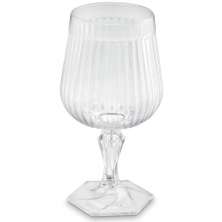 Taça Para Água Vinho Suco 350ml Plástico UZ Axé Transparente Bebidas