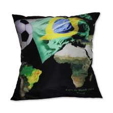 Almofada Brasil Verde 42 x 42 cm Uniart