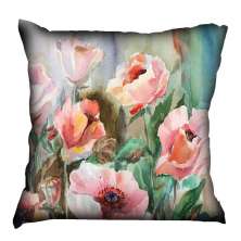 Almofada Digital Rosas 42x42 Colorido ALM-FL-19 Uniart