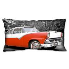 Almofada Impressão Digital Carro Vermelho 20x40cm