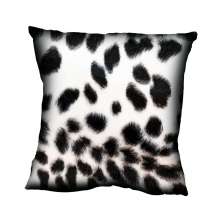 Almofada Impressão Digital Preto Animal Print Dálmata 42x42cm