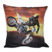 Almofada Moto Amarelo 42x42cm Uniart