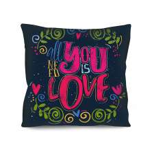 Almofada Valverde All You Need Rosa 42x42cm