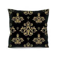 Almofada Valverde Arabescos Dourado 42x42cm