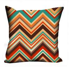 Almofada Valverde Chevron Laranja 42x42cm