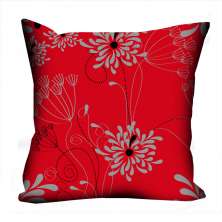 Almofada Valverde Flor Vermelho I 42x42cm