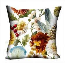 Almofada Valverde Flores Terra 42x42cm
