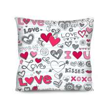 Almofada Valverde Love Folha Caderno 42x42cm