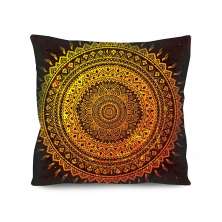 Almofada Valverde Mandala Dourada 42x42cm