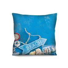 Almofada Valverde Nautica Beach Azul 42x42cm