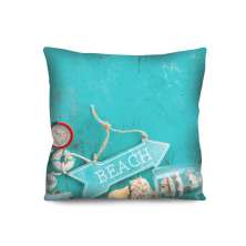 Almofada Valverde Nautica Beach Turquesa 42x42cm