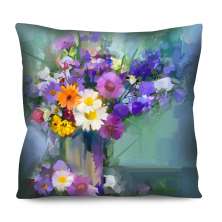 Almofada Valverde Vaso Flor do Campo 42x42cm