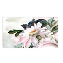 Quadro Flor Branco 55x100cm