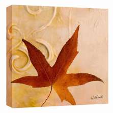 Quadro Impressão Digital Folha I Terra Terra 30x30cm Uniart