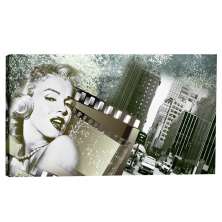 Quadro Marylin Sépia 55x100cm