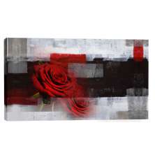 Quadro Rosas Vermelhas 55x100cm