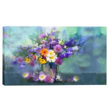 Quardo Flores do Campo Lilás 55x100cm