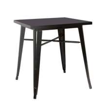 Mesa Bar Quadrada Tolix Iron Preto 80x80