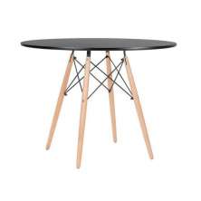 Mesa de Jantar Redonda Eames Eiffel 80cm  PRETA