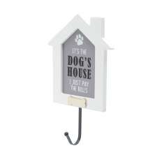 Cabideiro Decorativo Dog's House Branco 23,5x15x4,5 cm