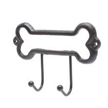 Cabideiro Decorativo Pet Bone Marrom 17,7x11,8x5,5 cm