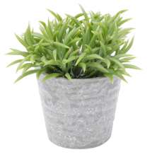 Cachepot Stone Cinza 8 x 8 cm