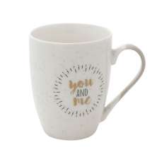 Caneca You and Me Branca 10,6x5,3x8,2 cm