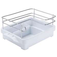 Suporte Porta Condimentos para Cozinha Branco Azeite Vinagre Sal Temperos Utimil