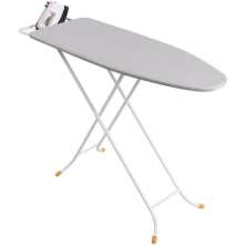 Tabua de Passar Roupa Dobrável Larga 115x41cm com Porta Ferr