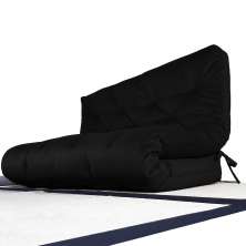 Colchão Futon King Dobrável Sofa Cama Preto