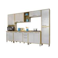 Cozinha Completa 6 Peças Austria Valdemoveis Cinamomo/Off White