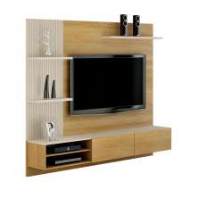 Home Suspenso Montana TV 60 Polegadas Valdemoveis Cinamomo/Off White