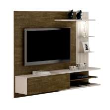 Home Suspenso para TVs ate 60 Polegadas Florida Valdemoveis Ipê/Off White