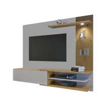 Home Suspenso para TVs ate 60 Polegadas Florida Valdemoveis Off White/Cinamomo