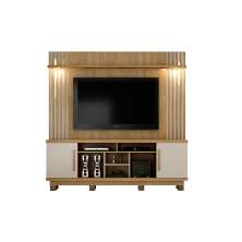Home Theater Plenus para TV ate 60 Polegadas Valdemoveis Cinamomo/Off White