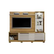 Home Theater Ravena para TV até 65 Polegadas Valdemoveis Cinamomo/Off White