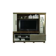 Home para TV até 60 Polegadas 1 Porta Deslizante Lexus Valdemóveis Ipê/Off White