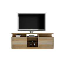Rack Bancada Roma para TV ate 70 Polegadas Valdemoveis Cinamomo/Off White