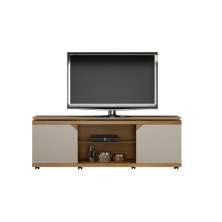Rack Florença para TV ate 70 Polegadas Valdemoveis Cinamomo/Off White